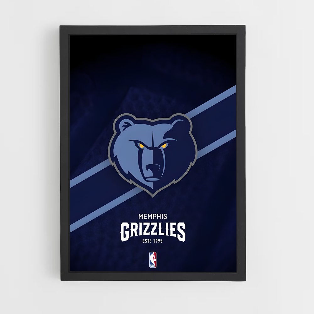Poster Memphis grizzlies inspirés – affiche Basketball (vue 2)